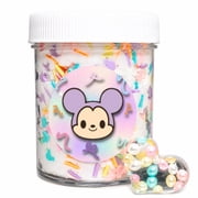 Hoshimi Slimes Cute Mouse Birthday Batter Butter Slime with Heart Charm, 4 oz