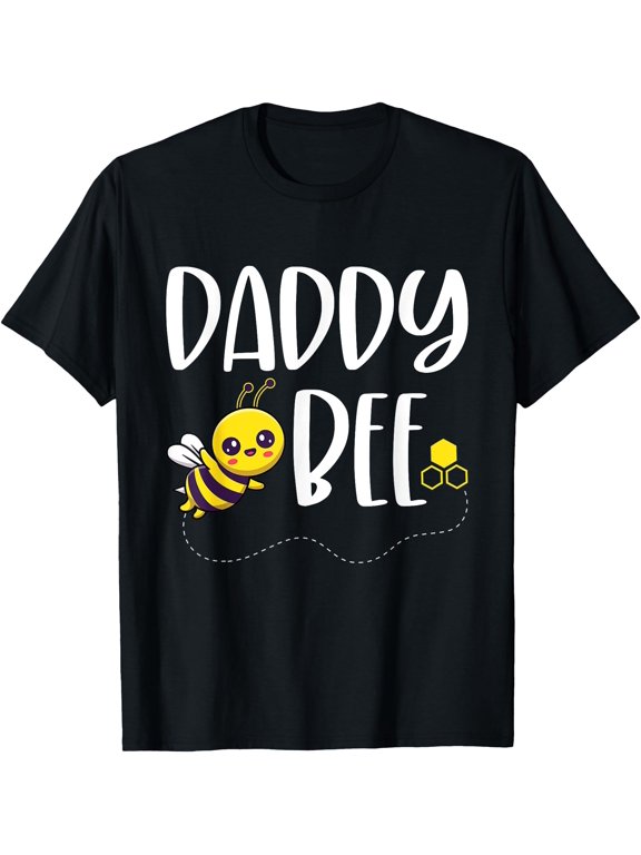 Birthday Bee Family Matching Daddy Bee Dad Beekeeper Papa T-Shirt