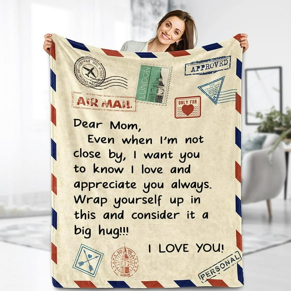 Birthday Blanket Gifts for Husband from Wife - Valentine Unique Gift to My Husband Throw for Him Men Soft Fuzzy Fleece Cozy Plush Bed Couch Birthday Christmas Lightweight Blanket 50"x60"