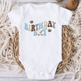 thumbnail image 1 of Birthday Boy Baby Bodysuit, Puppy First Birthday Bodysuit, Puppy Dog Boy Birthday, Boy 1St Birthday, 1 Year Old Grandson Cute Baby Onesie, BABY BODYSUIT LAT 4424, 1 of 3