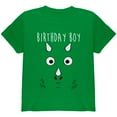 thumbnail image 1 of Birthday Boy Cartoon Cute Dragon Face Youth T Shirt Irish Green Youth X-SM, 1 of 1