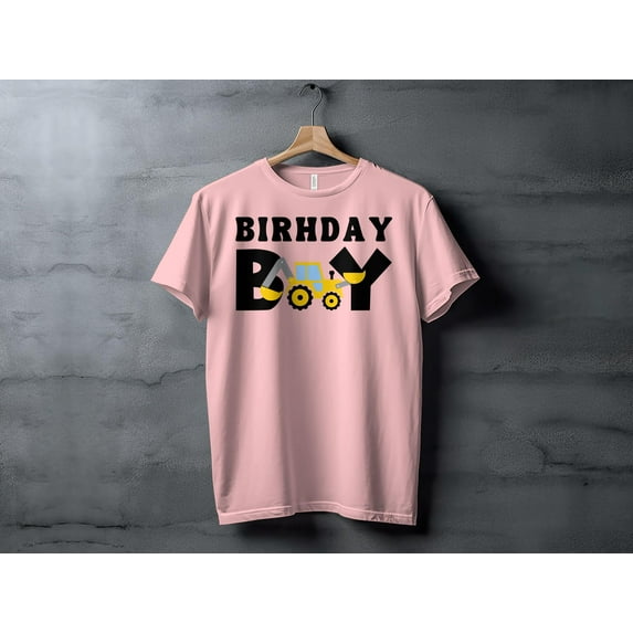 Birthday Boy Excavator Tshirt, Construction Birthday Shirt, Digger Birthday Party Outfit, Excavator Lover Birthday Party Gift Present
