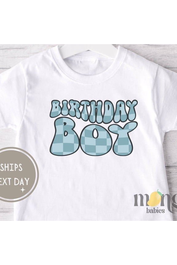 Birthday Boy Kids Tshirt Birthday Retro Tee Cute Baby Birthday Kids Tshirt Happy St Birthday Boys Tshirt TODDLER SHORT SLEEVE TEE BELLA CANVAS 3001T
