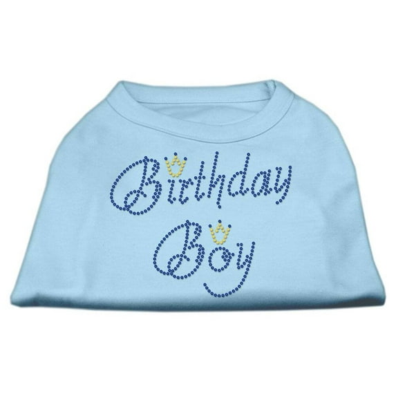 Pet Dog Cat Shirt Rhinestone, "Birthday Boy"