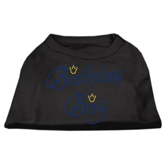 Pet Dog Cat Shirt Rhinestone, "Birthday Boy"