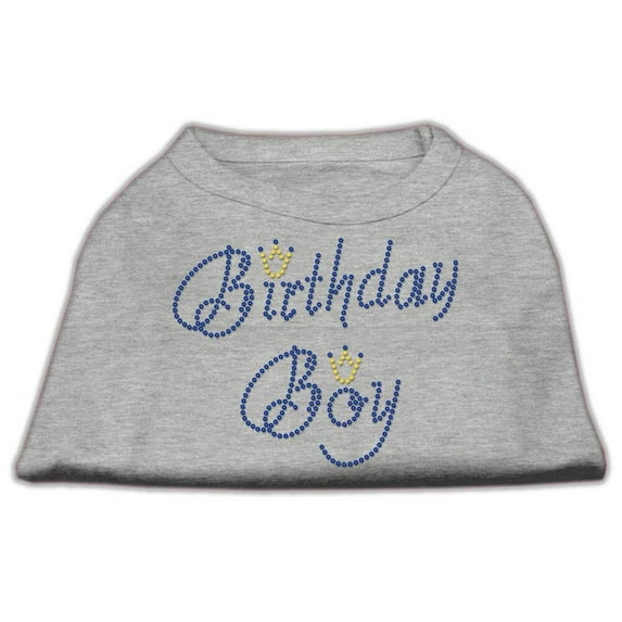 Pet Dog Cat Shirt Rhinestone, "Birthday Boy"