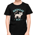 thumbnail image 1 of Birthday Boy Shirt Happy Birthday Shirt Cute Cat Birthday Shirt Birthday Boy Outfit, 1 of 6