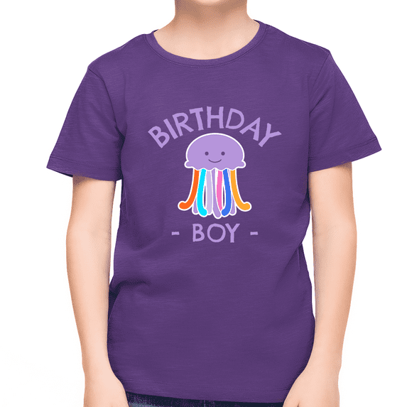 Birthday Boy Shirt Happy Birthday Shirt Octopus Birthday Shirts Birthday Boy Clothes