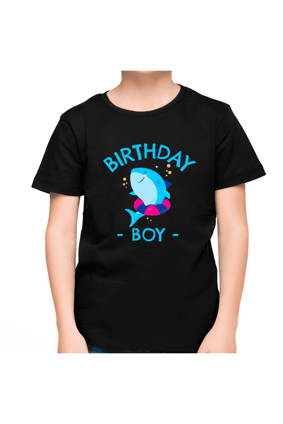 Birthday Boy Shirt Youth Toddler Birthday Shirt Fun Shark Birthday Shirts Birthday Boy Clothes