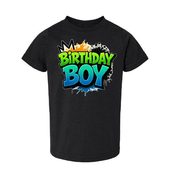 Birthday Boy Short Sleeve T-Shirt (Boy's Toddler 2T)