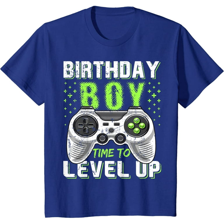 Birthday Boy Time To Level Up Video Gamer T-Shirt Birthday Boy Time To Level Up Video Gamer T-Shirt