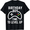 thumbnail image 1 of Birthday Boy Time to Level Up Video Game Birthday Gift T-Shirt, 1 of 3