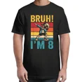 thumbnail image 1 of Birthday Bruh I'm 8 Birthday Dabbing T-Shirt Hot Unisex S-4XL, 1 of 2