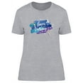 thumbnail image 1 of Birthday Brushed Paint T-Shirt Women -Image by Shutterstock, Female Large, 1 of 2