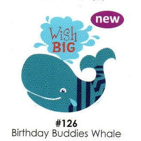 Birthday Buddies Whale Cake Decoration Edible Frosting Photo Sheet