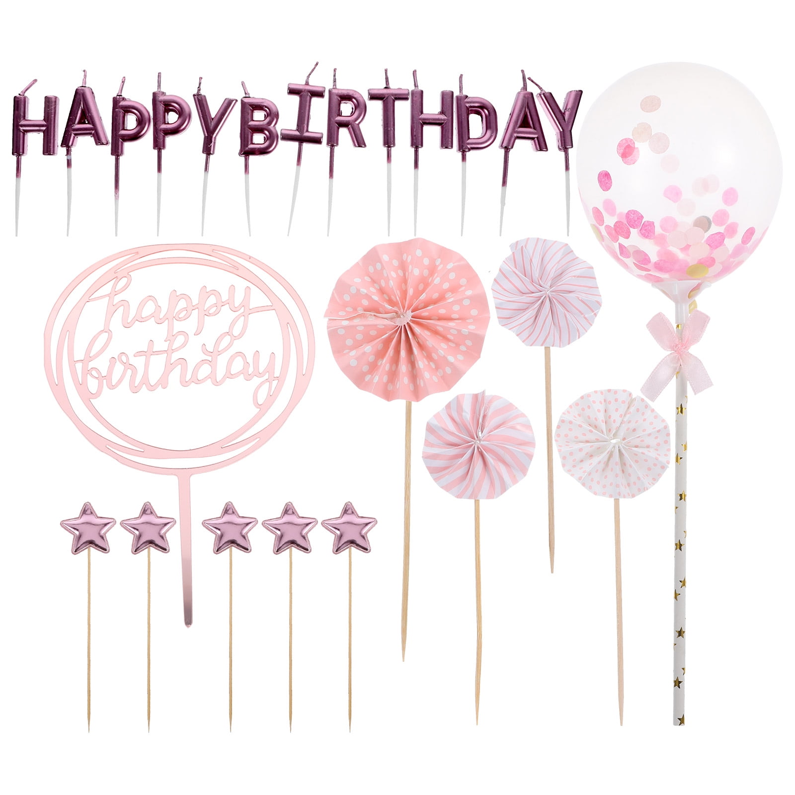 Birthday Cake Birthday Cupcake Toppers Cake Tools for Decorating Cake