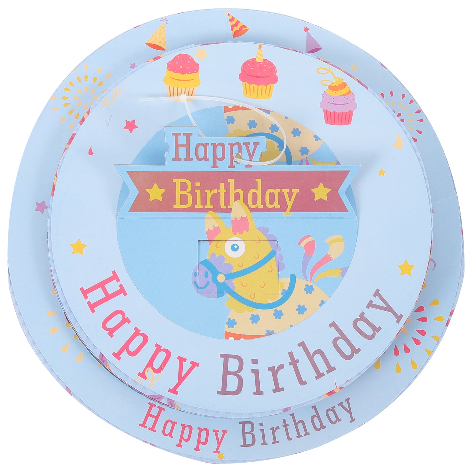 Birthday Cake Decoration Mini Pull String Pinata Baby