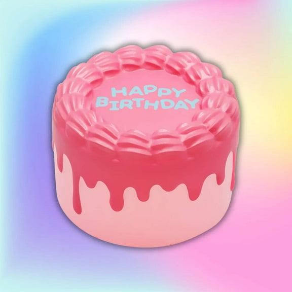 Birthday Cake Jumbo Scented Squishy