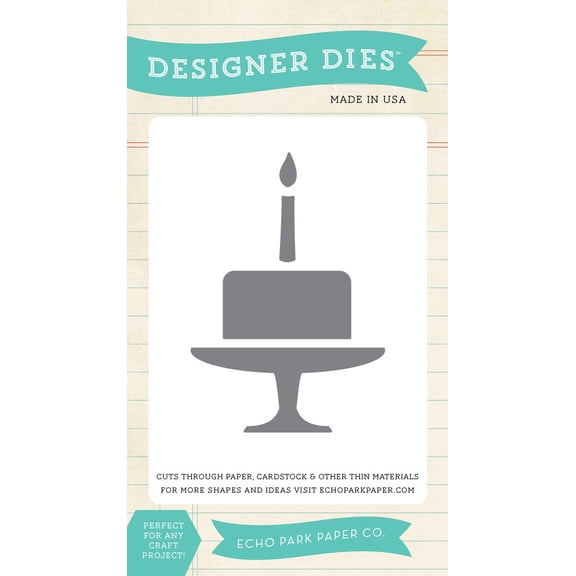 Birthday Cake Small Die Set