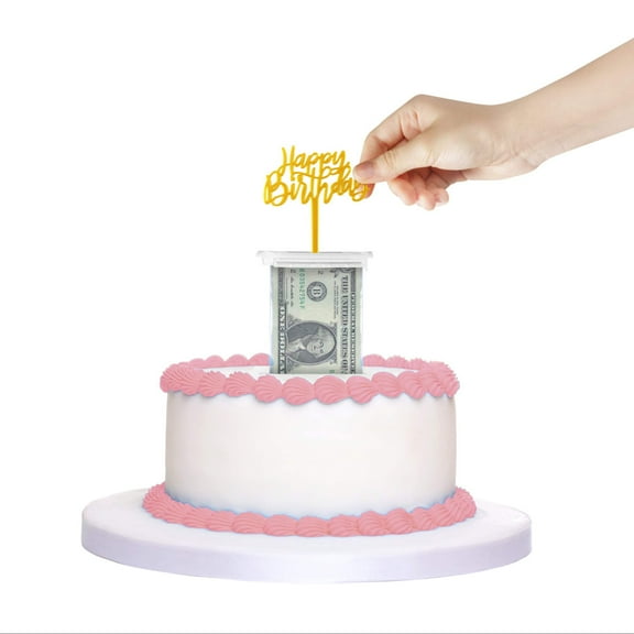 Birthday Cake Topper, by The Money Cake