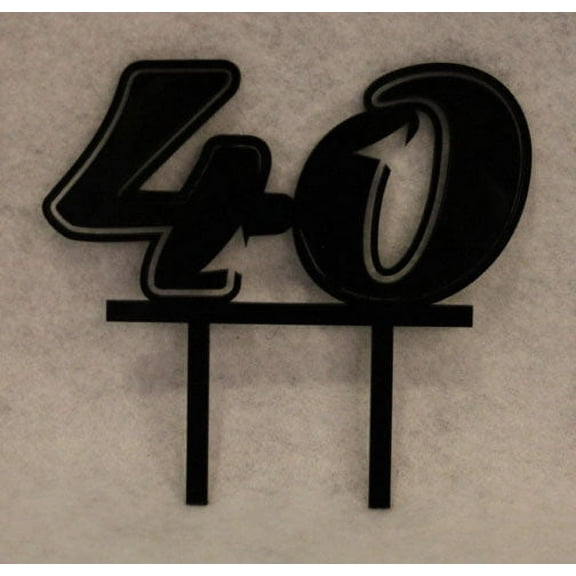 Birthday Cake Toppers - 40 - Assorted Colors