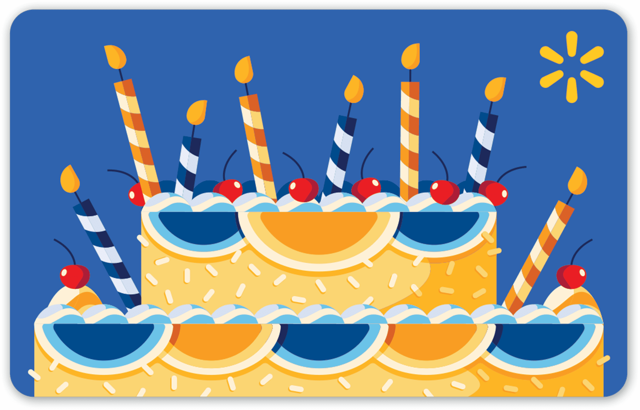 Birthday Cake Walmart Gift Card