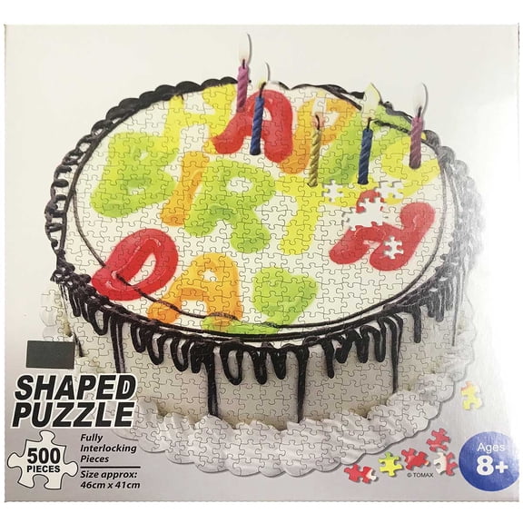 Birthday Cake, a 500-piece Puzzle by Tomax Puzzles