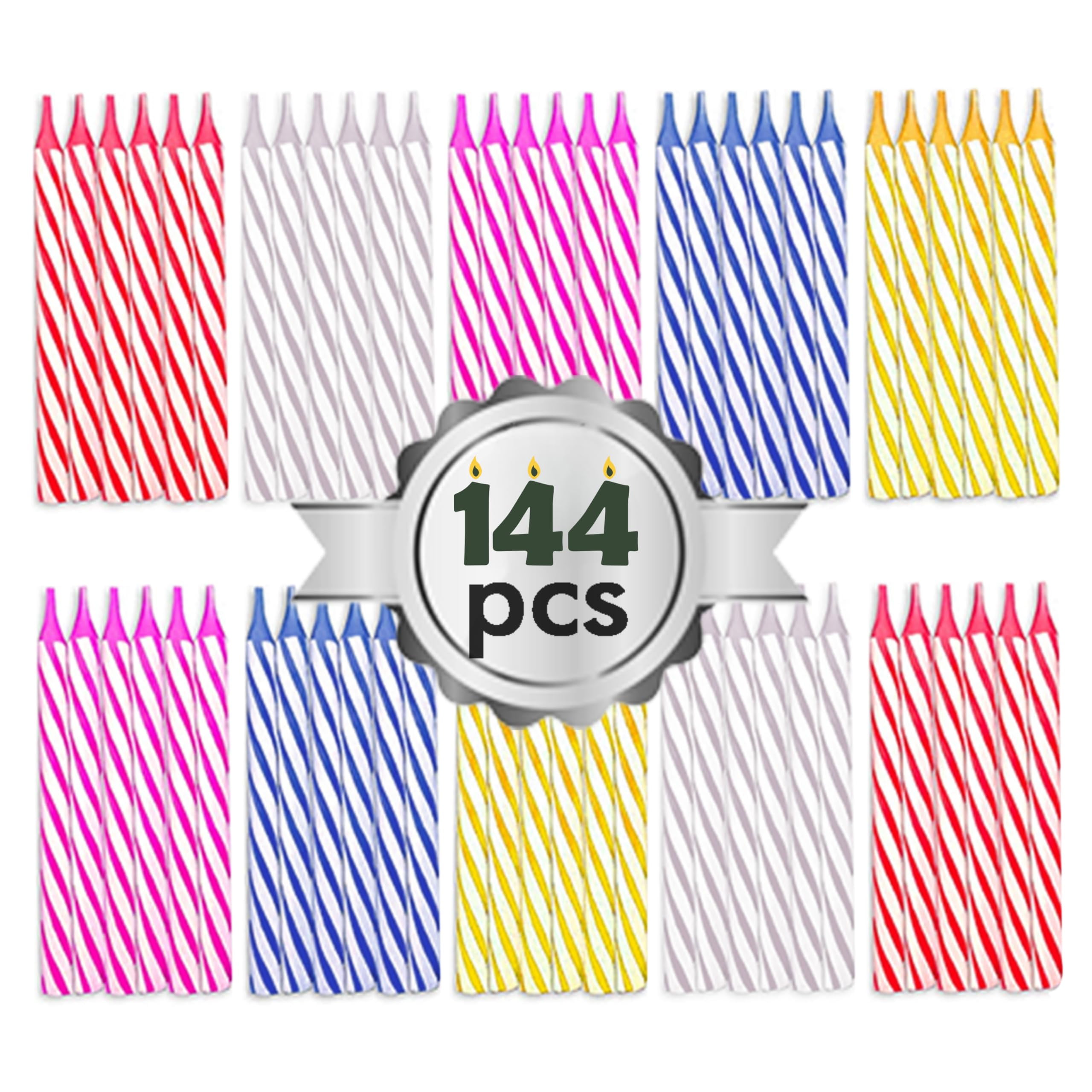 Birthday Candle Count Mix Color Birthday Candles For Cake Cake Candle For Birthday Party