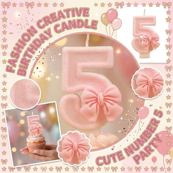 Birthday Candle, Birthday Candle, Number Candle, 3 In, Paraffin Wax, Student Pink, Cake Decorating, Birthday Parties,