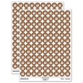 thumbnail image 1 of Birthday Candle Trio Solid 200+ Round Stickers - Brown - Gloss Finish - 0.50" Size, 1 of 3