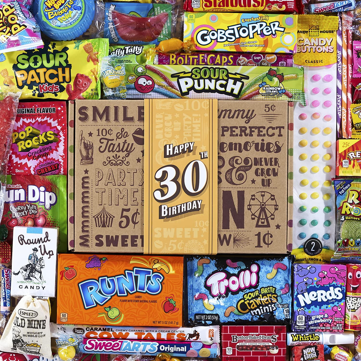 Birthday Candy Gift Boxes Assorted Nostalgia Candies Variety From