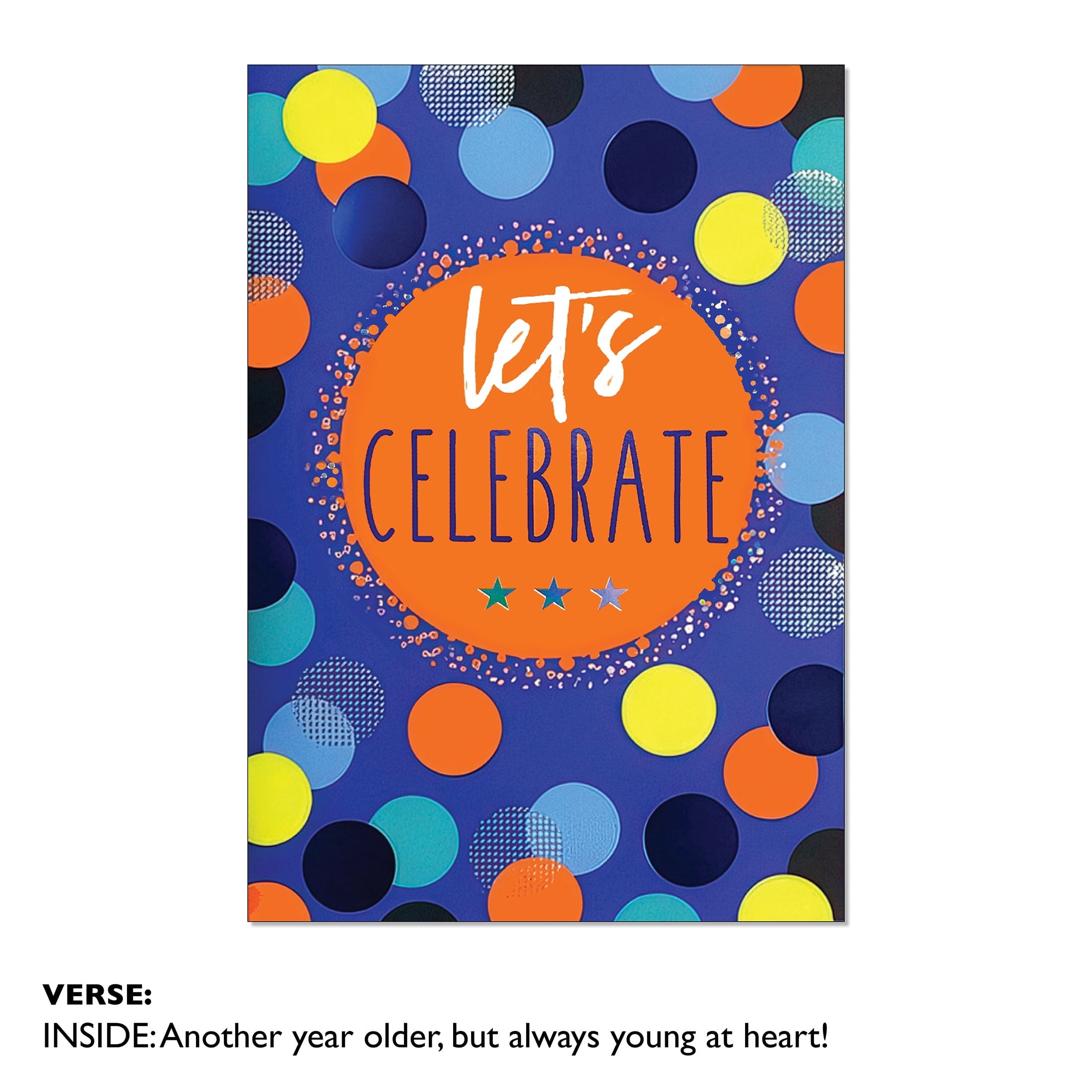 Viabella Birthday Card -Circle and Dots
