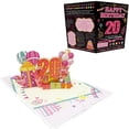 thumbnail image 1 of Birthday Card With Age Holder Rectangular Paper 3D Box Pop Up Greeting Card For Celebration Gift, 1 of 5