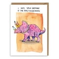 thumbnail image 1 of Birthday Card for Dinosaur Lovers – Cute Triceratops Design – Envelope Included, Blank Inside – Perfect for Kids and Adults Celebrating Birthdays, 1 of 2