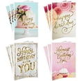 thumbnail image 1 of Birthday Cards Assortment, Balloons, Cake, Flowers (12 with Envelopes), 1 of 3