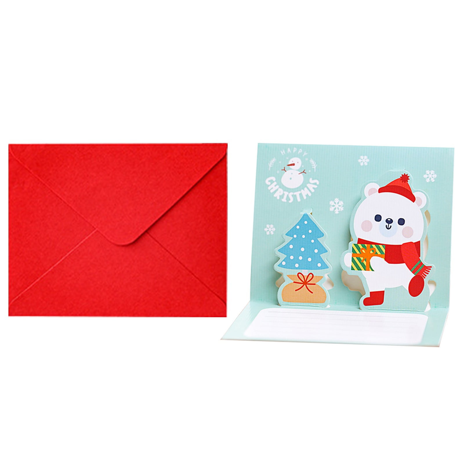 Birthday Cards Christmas Cards 3D Three Greeting Card Christmas Message