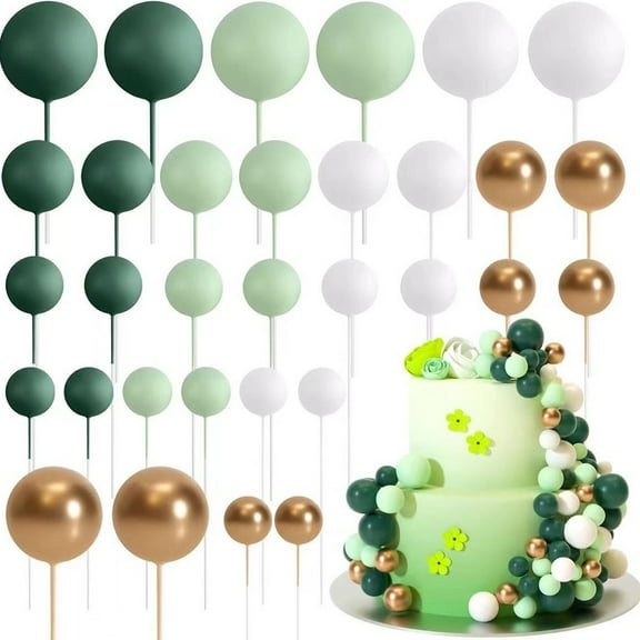 Birthday Celebration Blue Cake Decoration Balls Easy To Use Cake Decor Cake Decorating Supply Easy Application