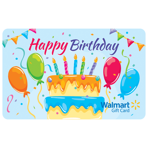 Birthday Flare Walmart EGift Card