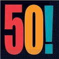 thumbnail image 1 of Birthday Cheer 50th Birthday Party Lunch Napkins, 16ct, 1 of 1