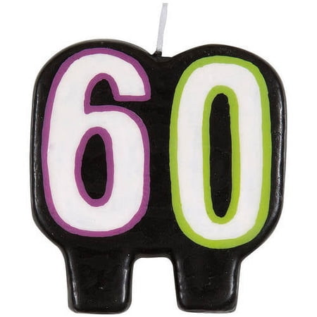 Birthday Cheer 60th Birthday Candle