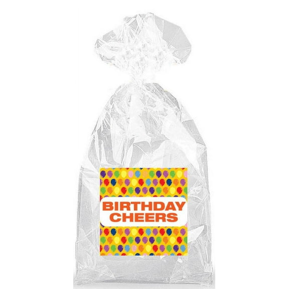 Birthday Cheers Party Favor Bags with Ties - 12pack