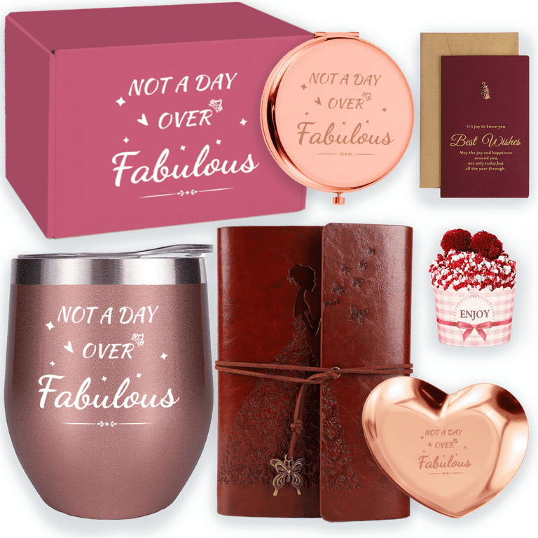 Birthday Gifts for Women, Christmas Gifts for Friends Gifts for Her  Girlfriend Sister Mom Unique Gifts Box Funny Gift Set Black