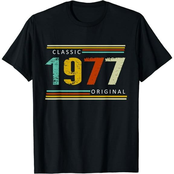 Birthday, Classic of 1977 Original, 47th Retro T-Shirt