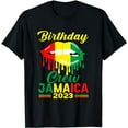 thumbnail image 1 of Birthday Crew Jamaica 2023 Girl Party Outfit Matching Lips T-Shirt, 1 of 5