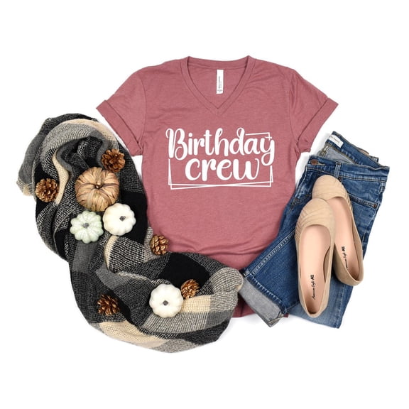 Birthday Crew Shirt: Team Tee for All Ages, F6808 All Size S-5Xl