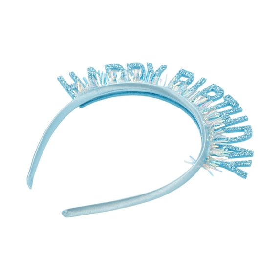 Birthday Crown Birthday Headband Birthday Crown Adult Woman Happy Birthday Headband for Girls Blue