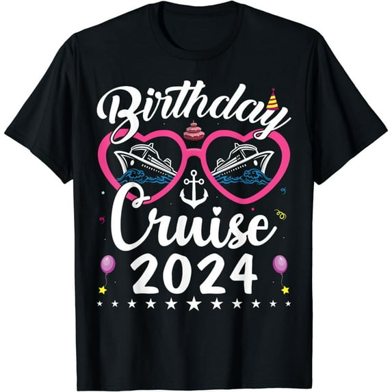 Birthday Cruise Squad 2024 Shirt Birthday Cruise Girls Squad T-Shirt