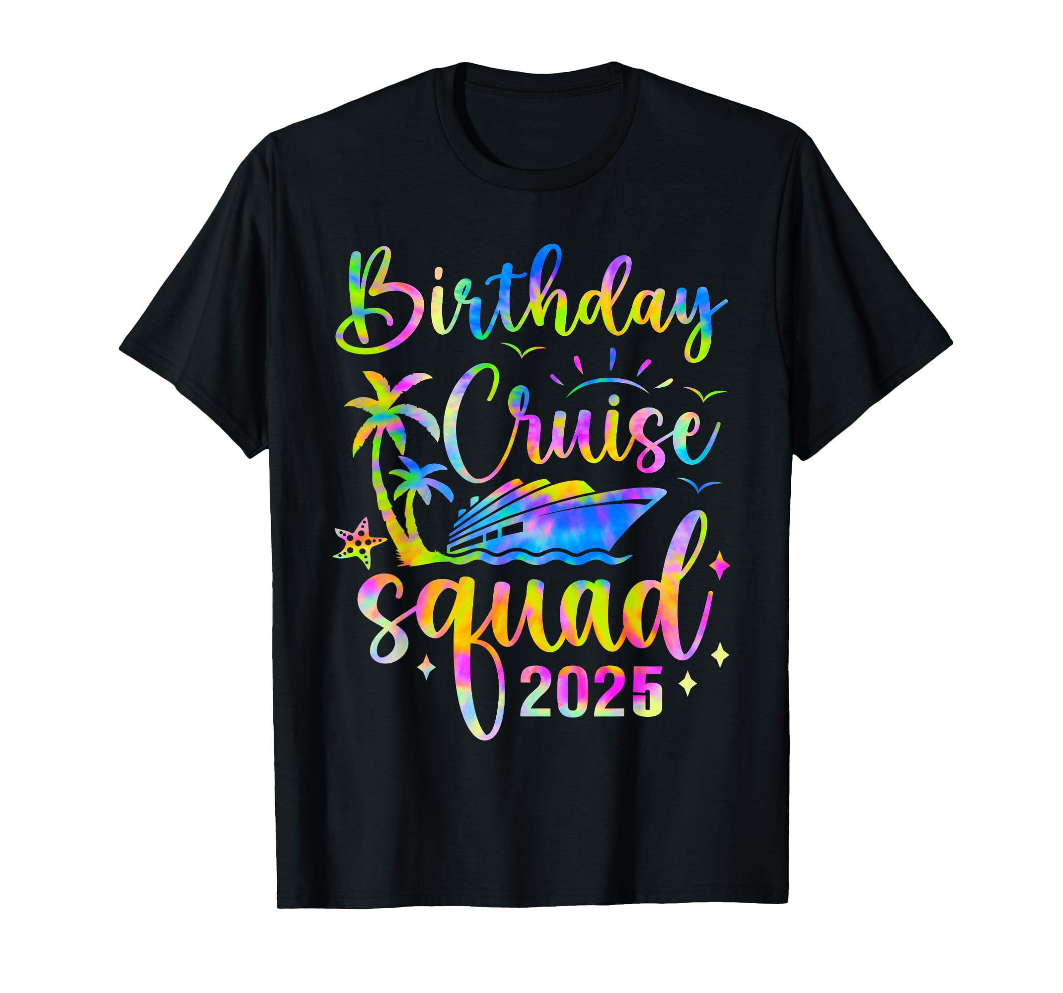 Birthday Cruise Squad 2025 Funny Birthday Cruise 2025 TShirt