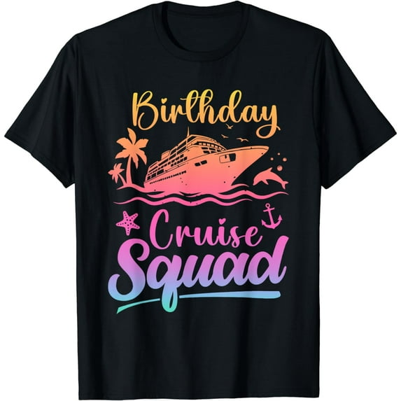 Birthday Cruise Squad Birthday Party Cruise Squad 2024 T-Shirt