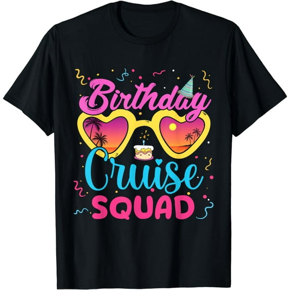 Birthday Cruise Squad Boat Birthday Party Family Matching T-Shirt